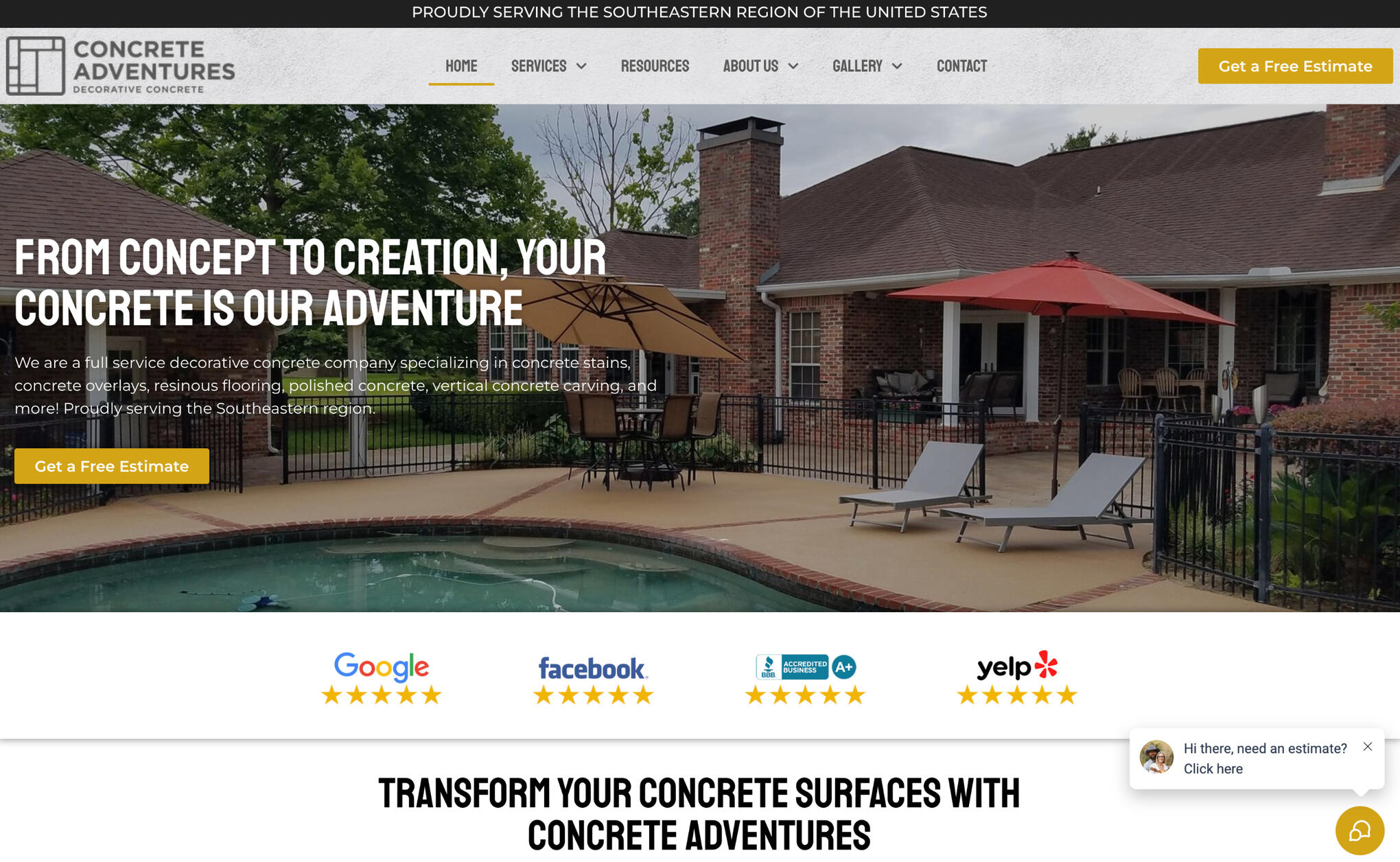 Turning Online Clicks into Real Concrete Leads For Concrete Adventures